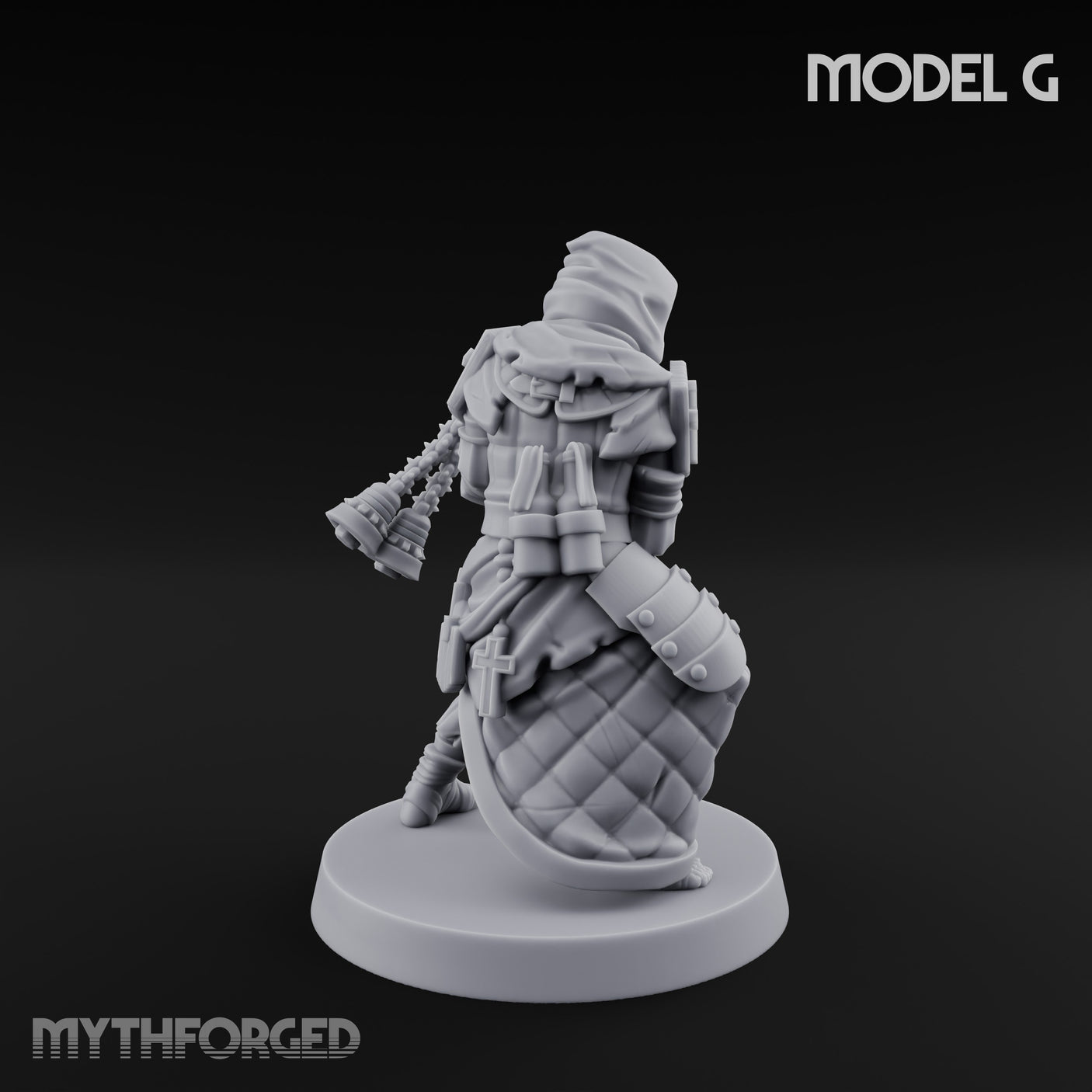 Cone Hatted Robed Human Pilgrim G Miniature for Dungeons and Dragons, Pathfinder or other TTRPGs