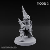 Cone Hatted Robed Human Pilgrim G Miniature for Dungeons and Dragons, Pathfinder or other TTRPGs