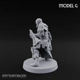 Cone Hatted Robed Human Pilgrim G Miniature for Dungeons and Dragons, Pathfinder or other TTRPGs