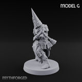 Cone Hatted Robed Human Pilgrim G Miniature for Dungeons and Dragons, Pathfinder or other TTRPGs