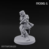 Cone Hatted Robed Human Pilgrim G Miniature for Dungeons and Dragons, Pathfinder or other TTRPGs