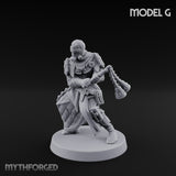 Cone Hatted Robed Human Pilgrim G Miniature for Dungeons and Dragons, Pathfinder or other TTRPGs