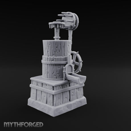 Pulleys, Planks and Plans Wooden Construction Site Terrain A