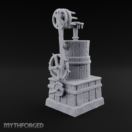 Pulleys, Planks and Plans Wooden Construction Site Terrain A