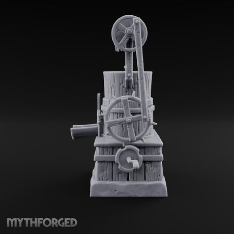 Pulleys, Planks and Plans Wooden Construction Site Terrain A