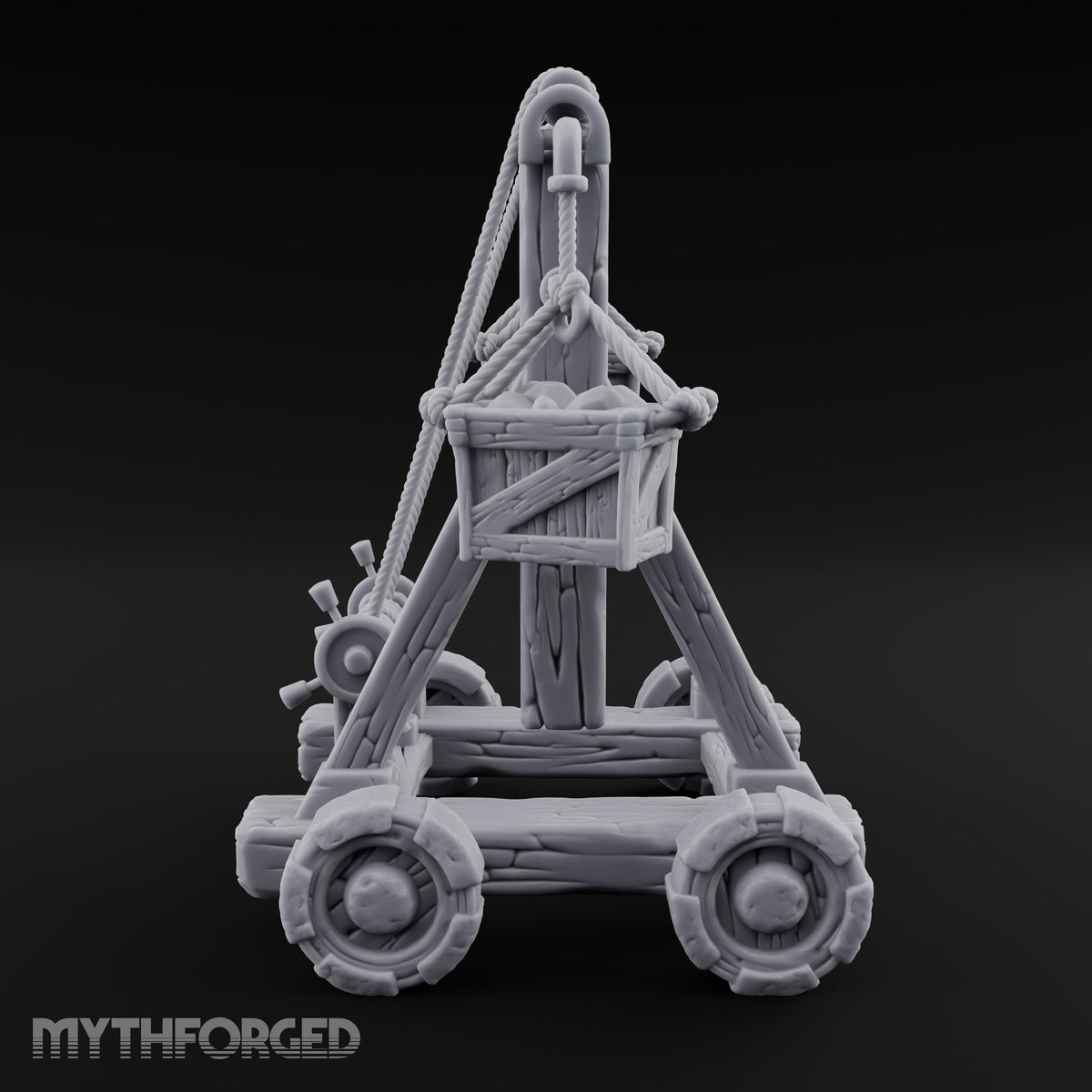 Pulleys, Planks and Plans Wooden Construction Site Terrain B