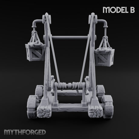 Pulleys, Planks and Plans Wooden Construction Site Terrain B