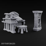 Pulleys, Planks and Plans Wooden Construction Site Terrain Set — C