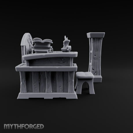 Pulleys, Planks and Plans Wooden Construction Site Terrain Set — C