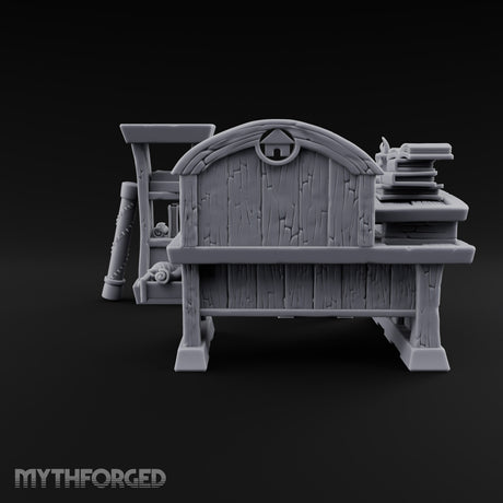 Pulleys, Planks and Plans Wooden Construction Site Terrain C