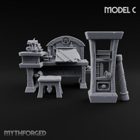 Pulleys, Planks and Plans Wooden Construction Site Terrain C