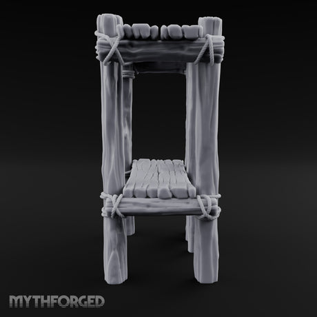 Pulleys, Planks and Plans Wooden Construction Site Terrain D