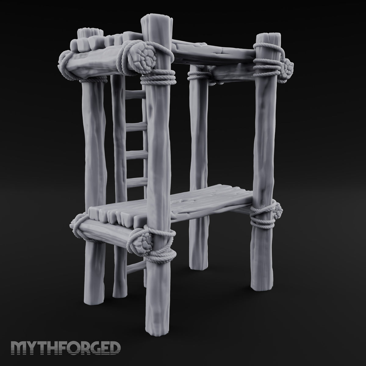 Pulleys, Planks and Plans Wooden Construction Site Terrain D