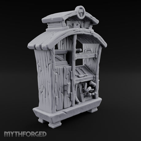 Pulleys, Planks and Plans Wooden Construction Site Terrain E