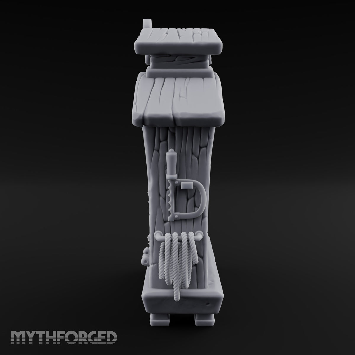 Pulleys, Planks and Plans Wooden Construction Site Terrain E