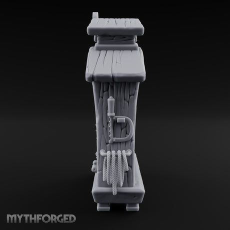 Pulleys, Planks and Plans Wooden Construction Site Terrain E