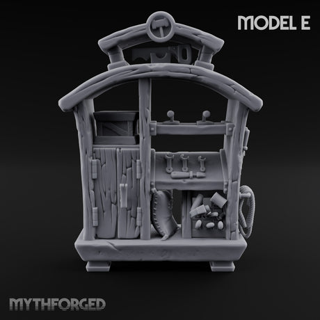 Pulleys, Planks and Plans Wooden Construction Site Terrain Set — E