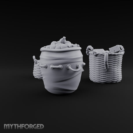 Larder Run, Three Ways Food Basket and Sack Set