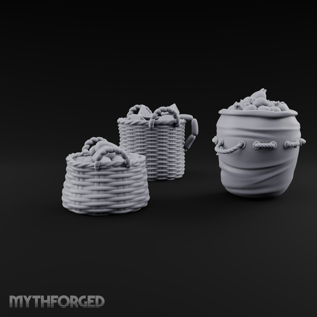 Larder Run, Three Ways Food Basket and Sack Set