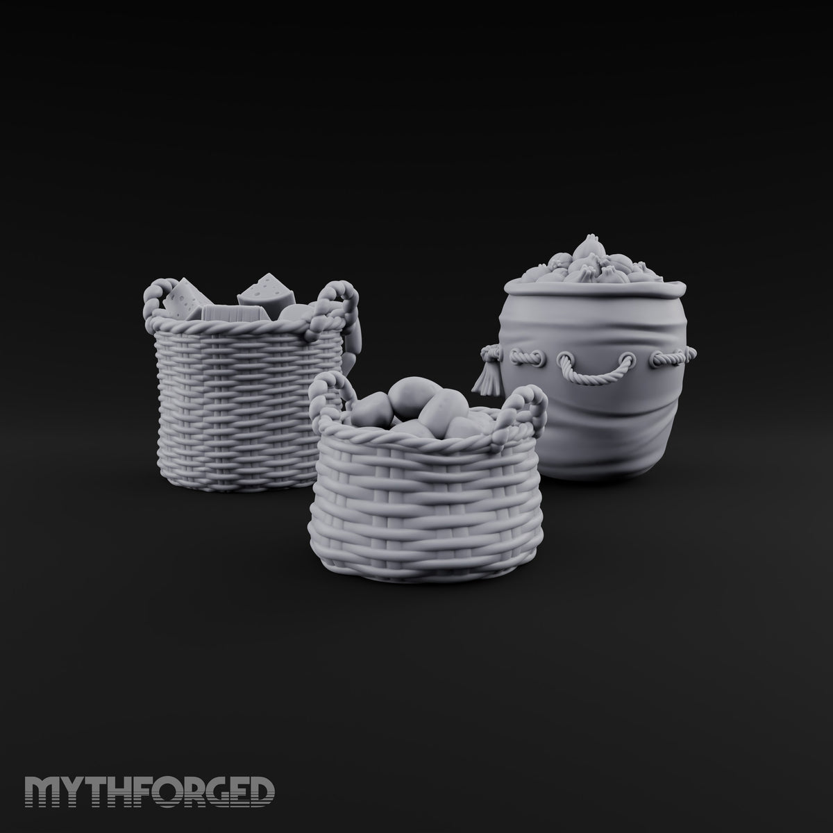 Larder Run, Three Ways Food Basket and Sack Set