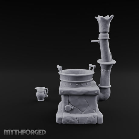 Stoke the Tub Tonight Stone Cooking Stove with Chimney