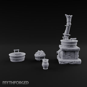 Stoke the Tub Tonight Stone Cooking Stove with Chimney