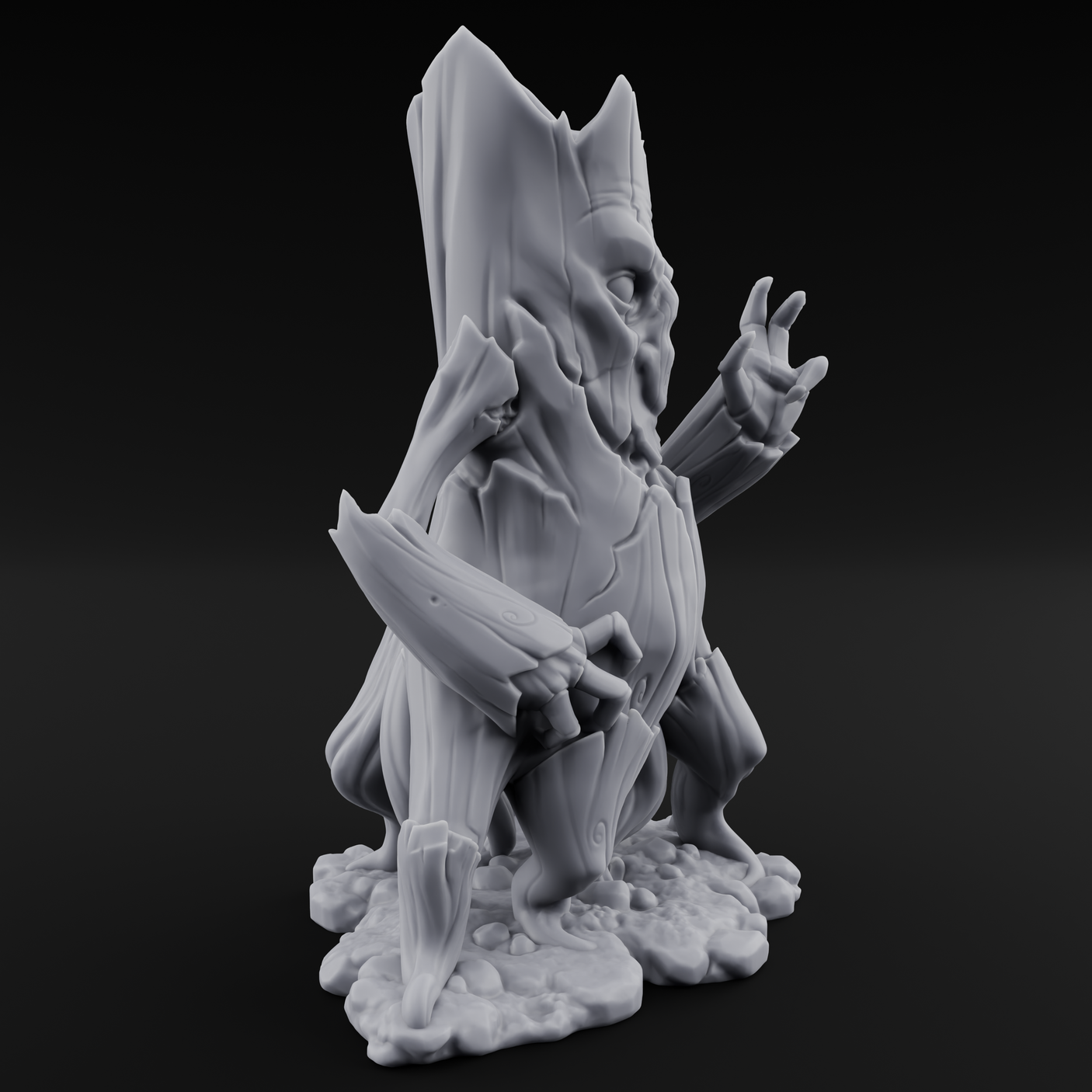 Rotting From Within Treant Corrupted Miniature for Dungeons and Dragons, Pathfinder or other TTRPGs