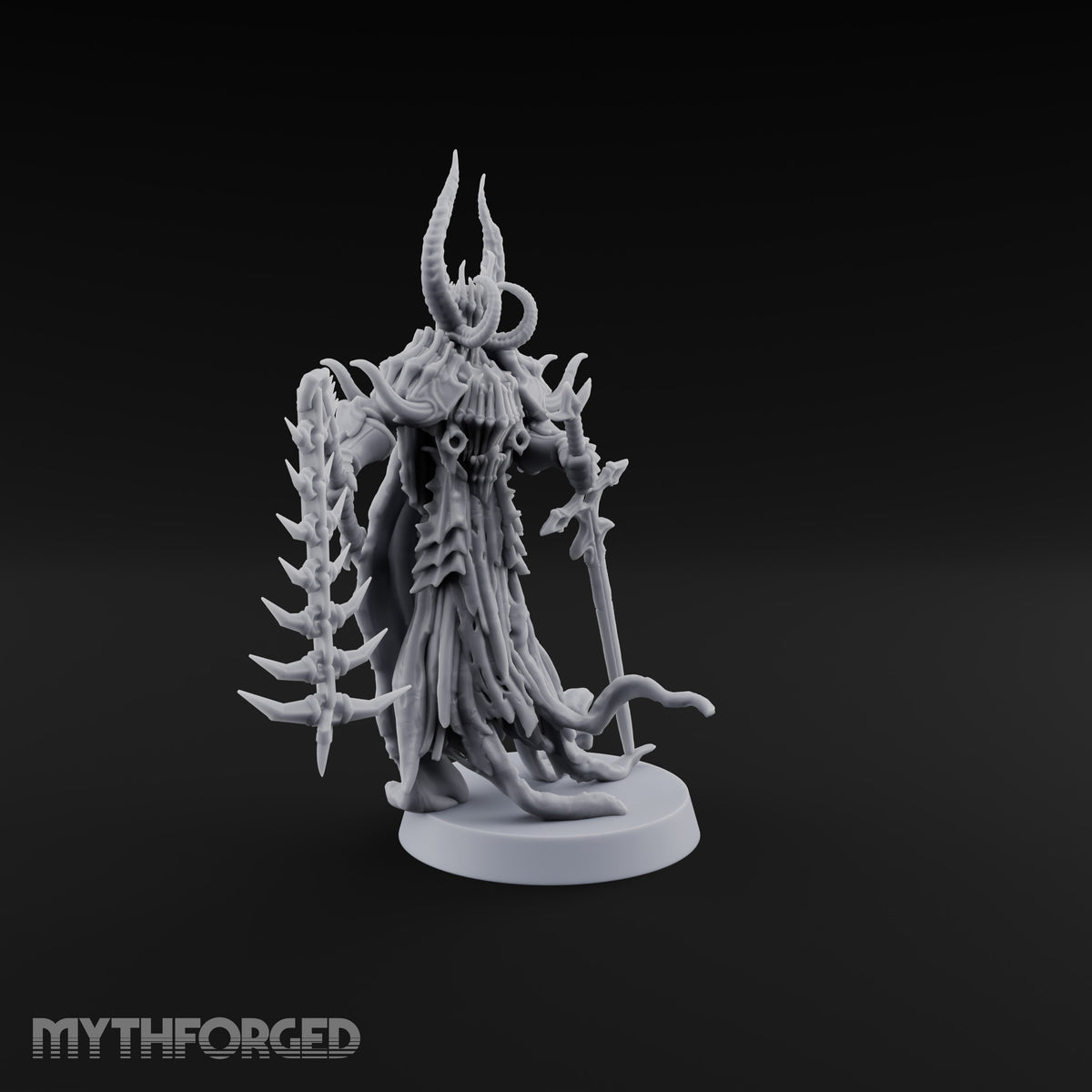 Drags a Spine, Trails a Hem Bone Devil Warrior — A