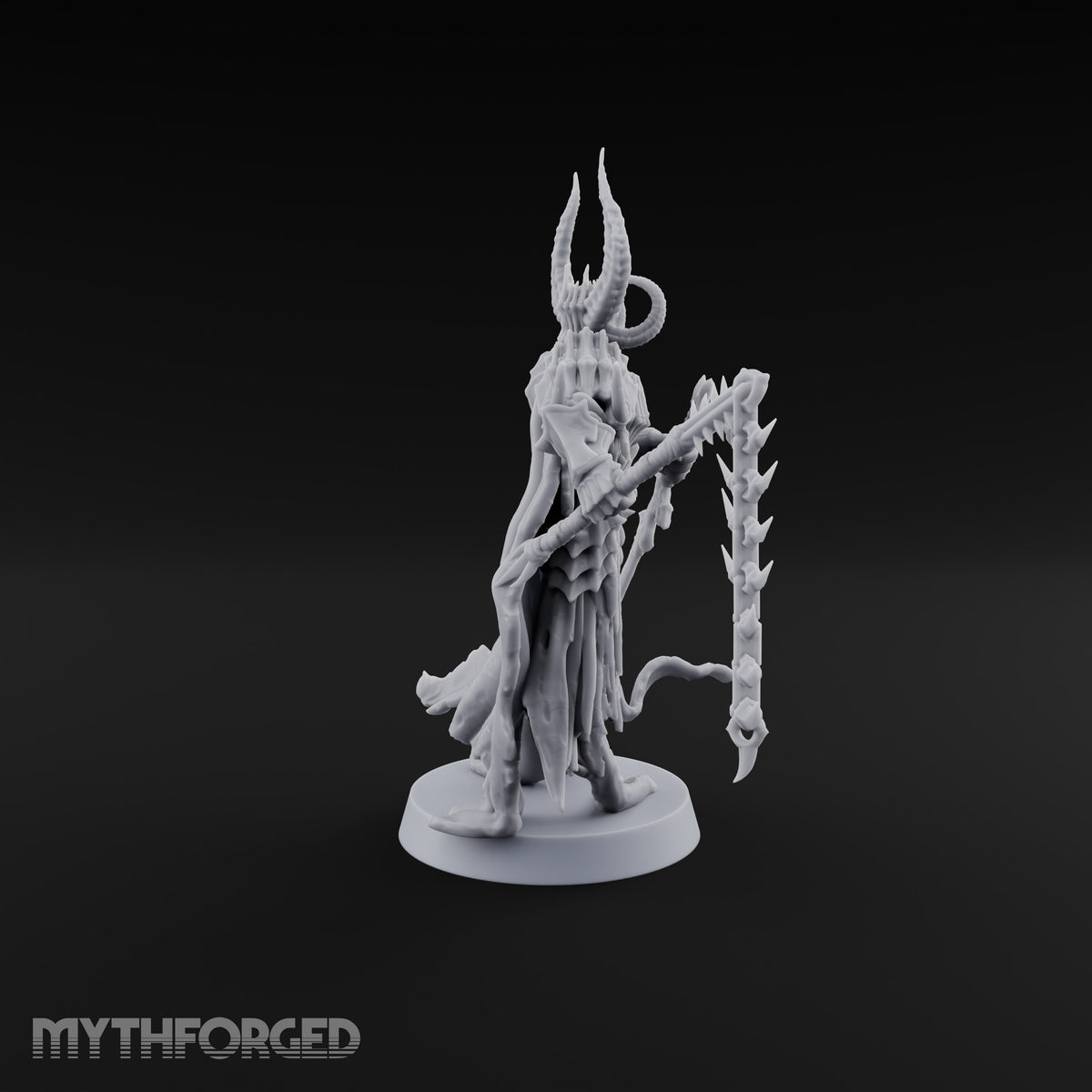 Drags a Spine, Trails a Hem Bone Devil Warrior — A
