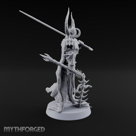 Drags a Spine, Trails a Hem Bone Devil Warrior — B