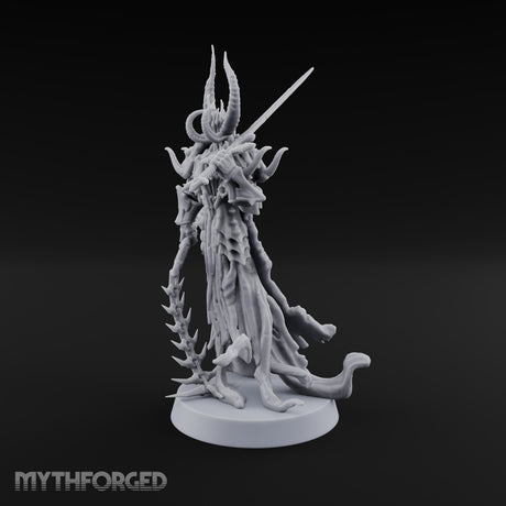 Drags a Spine, Trails a Hem Bone Devil Warrior — B