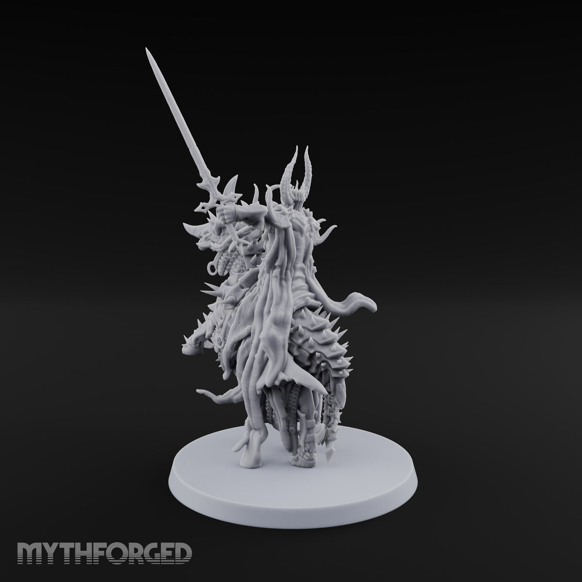 Blade Up, Horns Forward Death Knight Rider