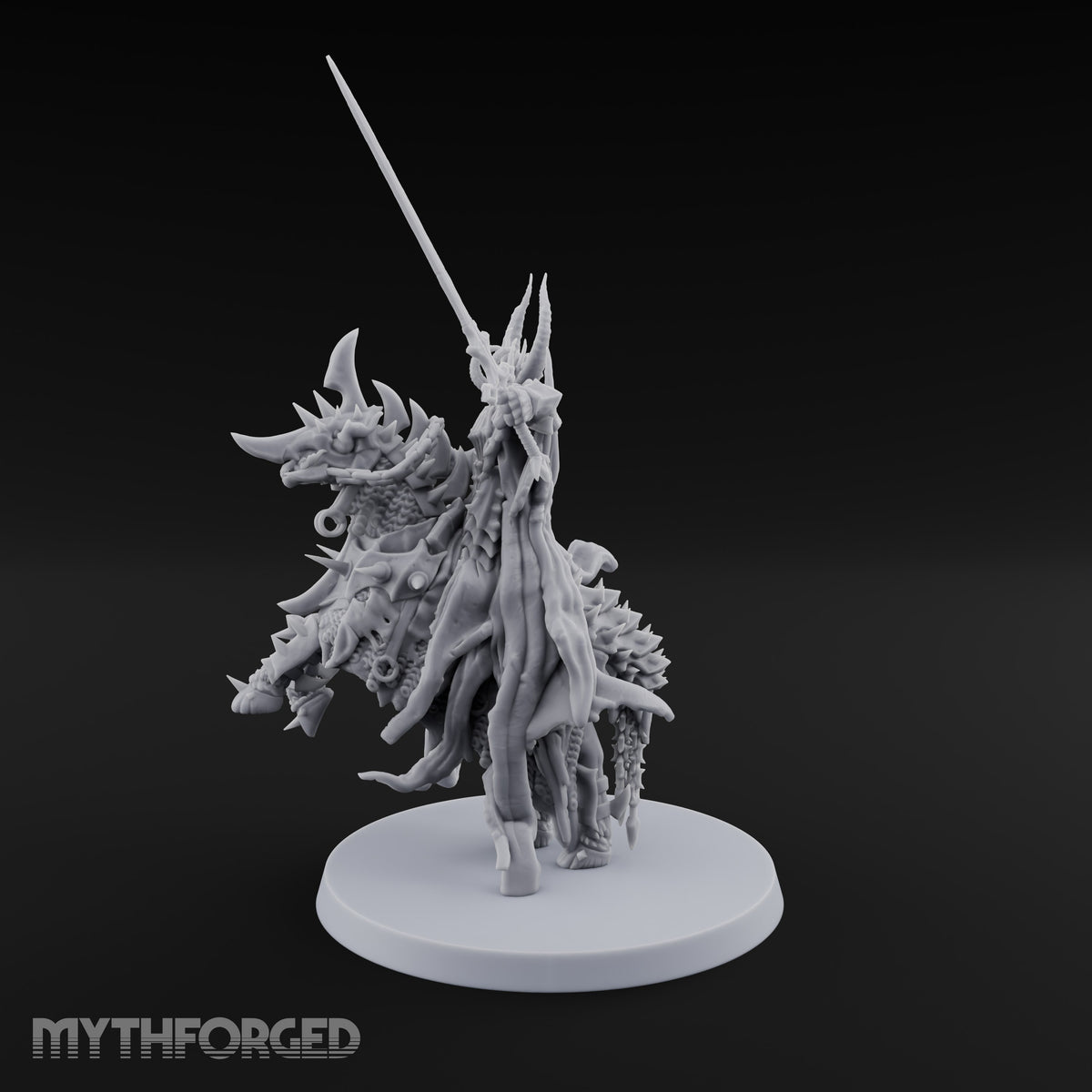 Blade Up, Horns Forward Death Knight Rider