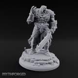 Corrupted Viking Warlord Miniature for Dungeons and Dragons, Pathfinder or other TTRPGs