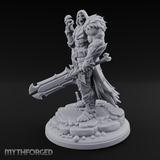 Corrupted Viking Warlord Miniature for Dungeons and Dragons, Pathfinder or other TTRPGs