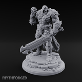 Corrupted Viking Warlord Miniature for Dungeons and Dragons, Pathfinder or other TTRPGs