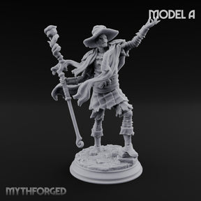 Corruption Spreading Human Warlock A Miniature for Dungeons and Dragons, Pathfinder or other TTRPGs