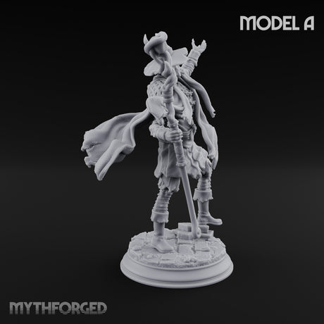 Corruption Spreading Human Warlock A Miniature for Dungeons and Dragons, Pathfinder or other TTRPGs