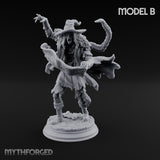 Corruption Spreading Human Warlock B Miniature for Dungeons and Dragons, Pathfinder or other TTRPGs