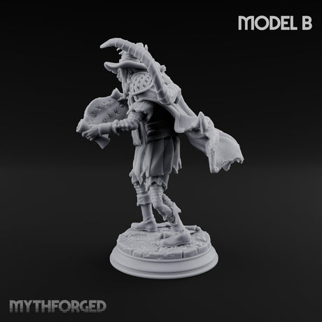 Corruption Spreading Human Warlock B Miniature for Dungeons and Dragons, Pathfinder or other TTRPGs