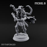 Corruption Spreading Human Warlock B Miniature for Dungeons and Dragons, Pathfinder or other TTRPGs