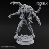 Corruption Spreading Human Warlock C Miniature for Dungeons and Dragons, Pathfinder or other TTRPGs