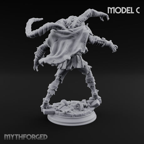 Corruption Spreading Human Warlock C Miniature for Dungeons and Dragons, Pathfinder or other TTRPGs