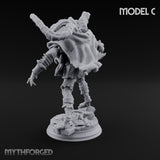 Corruption Spreading Human Warlock C Miniature for Dungeons and Dragons, Pathfinder or other TTRPGs