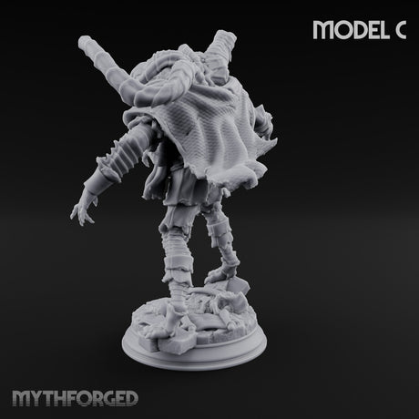 Corruption Spreading Human Warlock C Miniature for Dungeons and Dragons, Pathfinder or other TTRPGs