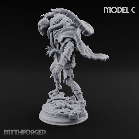 Corruption Spreading Human Warlock C Miniature for Dungeons and Dragons, Pathfinder or other TTRPGs