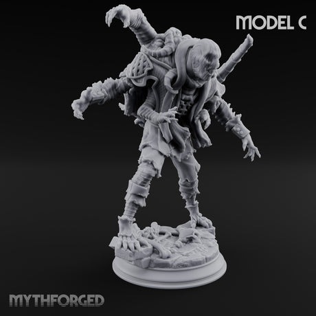 Corruption Spreading Human Warlock C Miniature for Dungeons and Dragons, Pathfinder or other TTRPGs