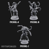 Corruption Spreading Human Warlocks Miniature for Dungeons and Dragons, Pathfinder or other TTRPGs