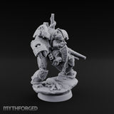 Short on Height, Long on Steel Gnome Tinker Piloting Steam-Powered Mech Suit with Twin-Barrel Cannon