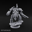 Short on Height, Long on Steel Gnome Tinker Piloting Steam-Powered Mech Suit with Twin-Barrel Cannon